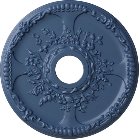 Ekena Millwork Antioch Ceiling Medallion (Fits Canopies up to 3 1/2"), 18"OD x 3 1/2"ID x 1 3/8"P, Americana CM18SEAMF
